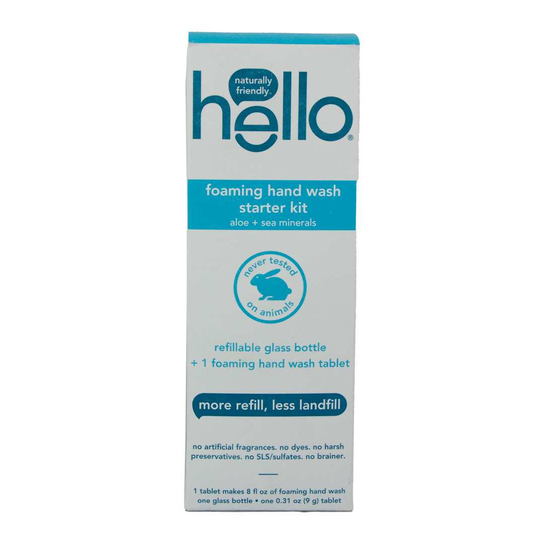 Hello - Foaming Hand Wash Starter Kit - Aloe and Sea Minerals