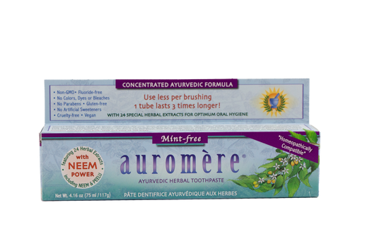 Auromere- Ayurvedic Herbal Toothpaste Mint-Free