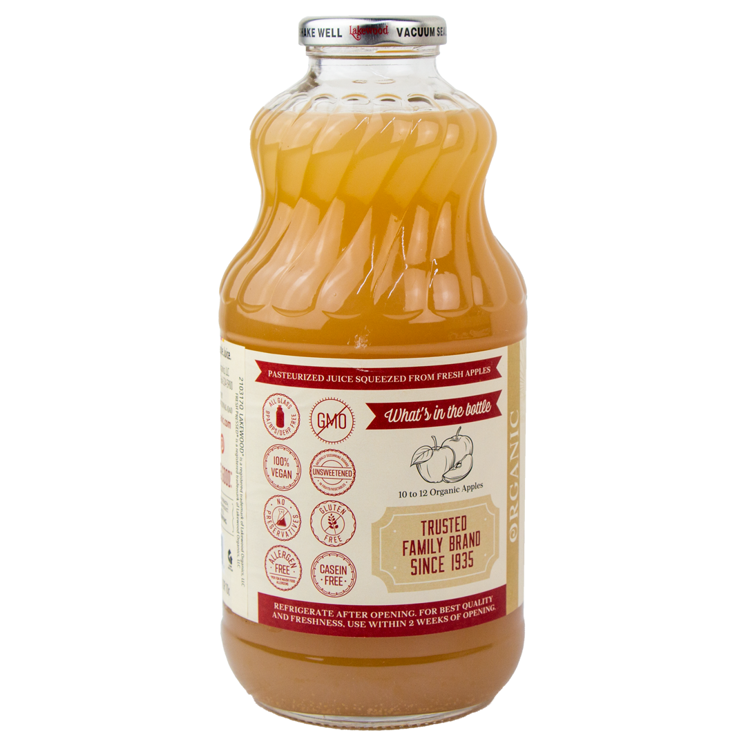 Lakewood Organic Pure Apple 32 oz. (Store Pick-Up Only)