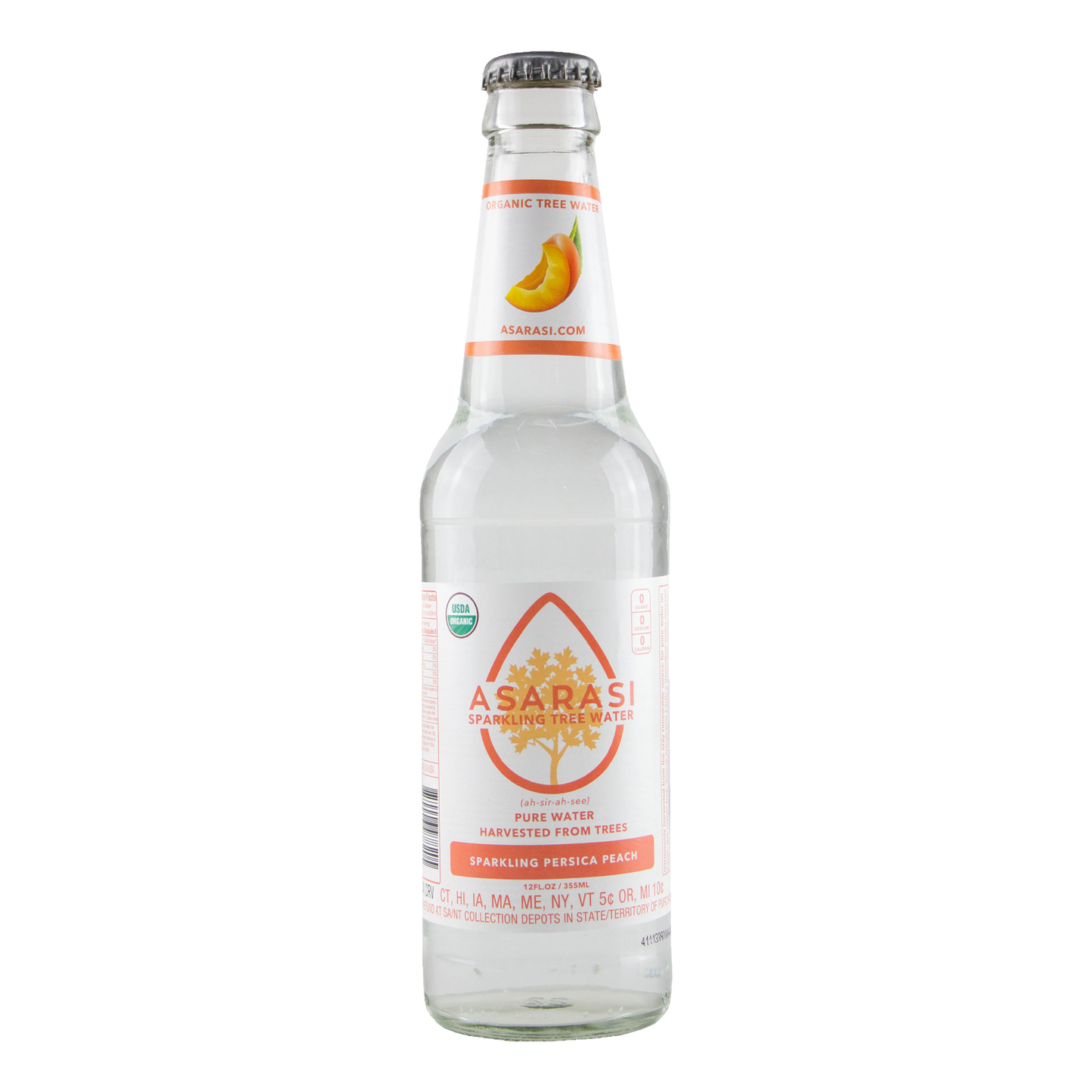 Asarasi - Sparkling Persica Peach Tree Water (Store Pick-Up only)