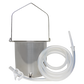 Stainless Steel Enema Bucket Kit - 2 Qt