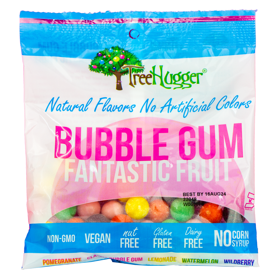 Tree Hugger Bubble Gum - Fantastic Fruit Flavor