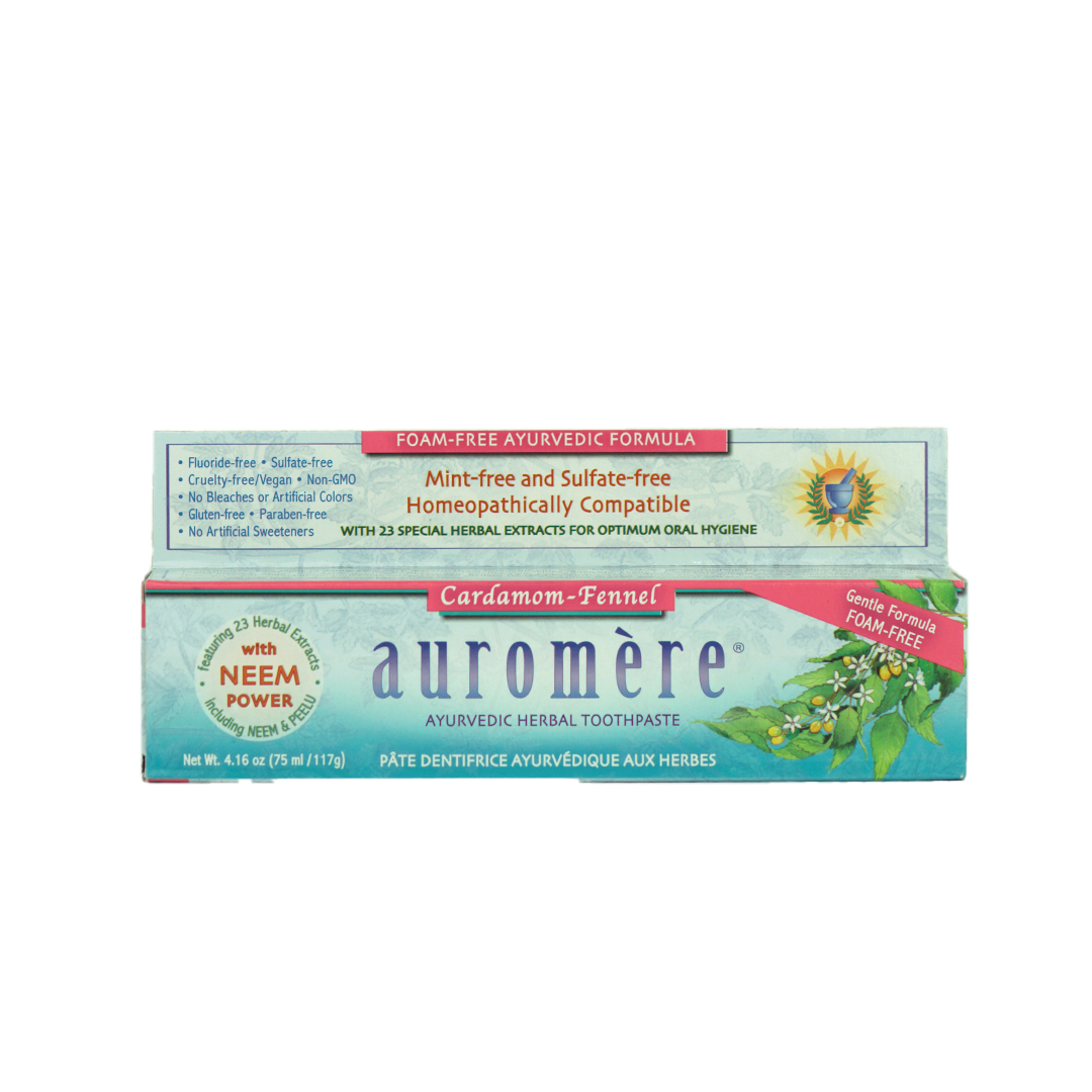 Auromere - Cardamon-Fennel Ayurvedic Toothpaste