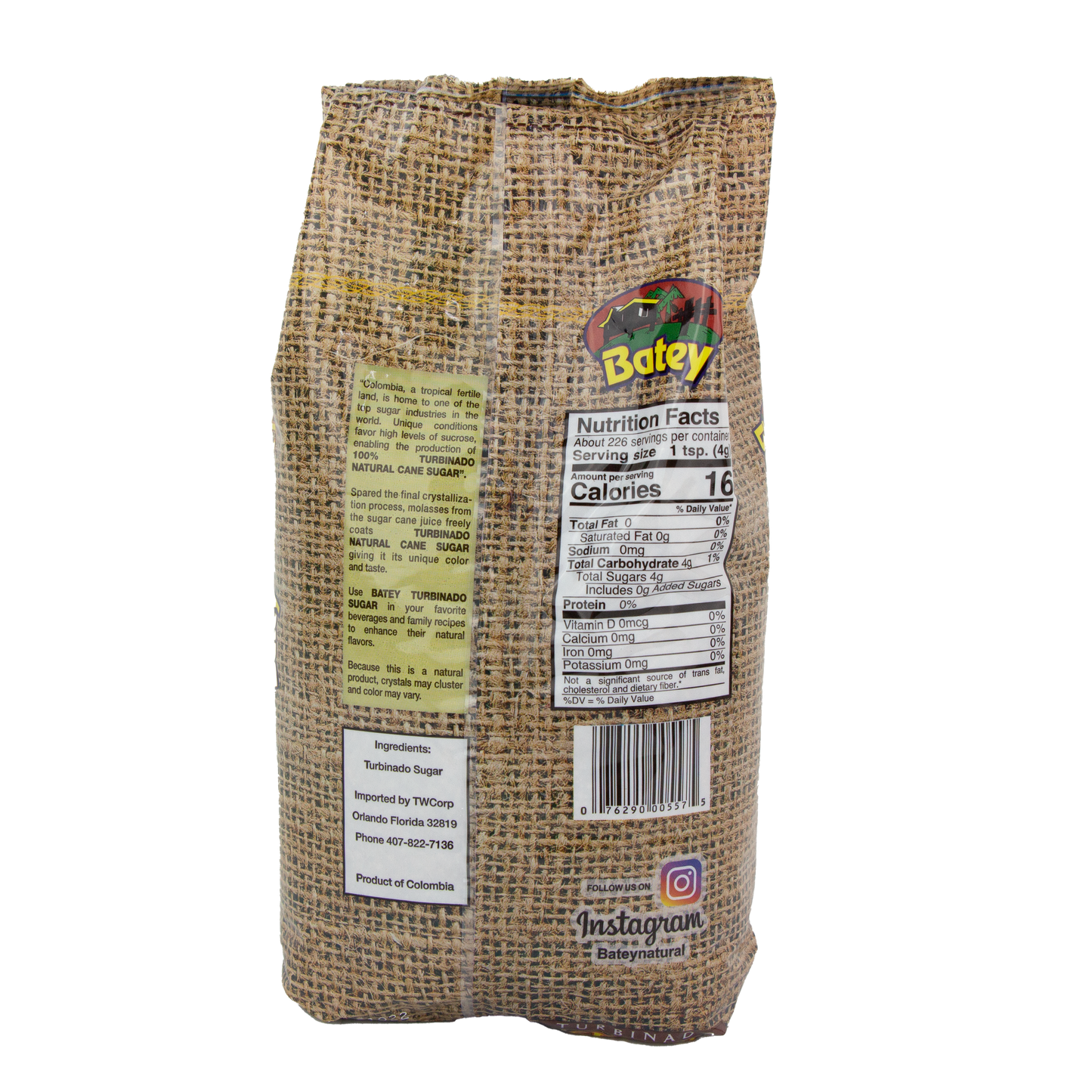 Batey - Natural Turbinado Sugar (32 oz.)