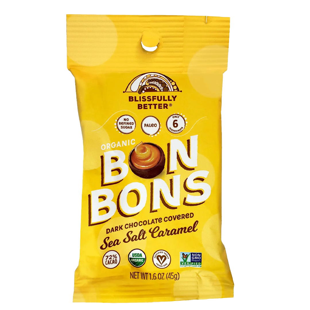 Blissfully Better Organic Bon Bons - Sea Salt Caramel