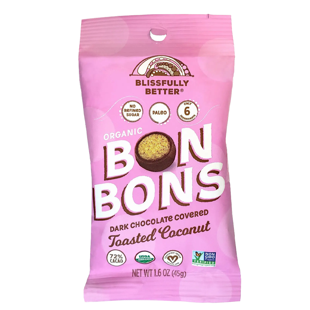 Blissfully Better Organic Bon Bons - Toasted Coconut