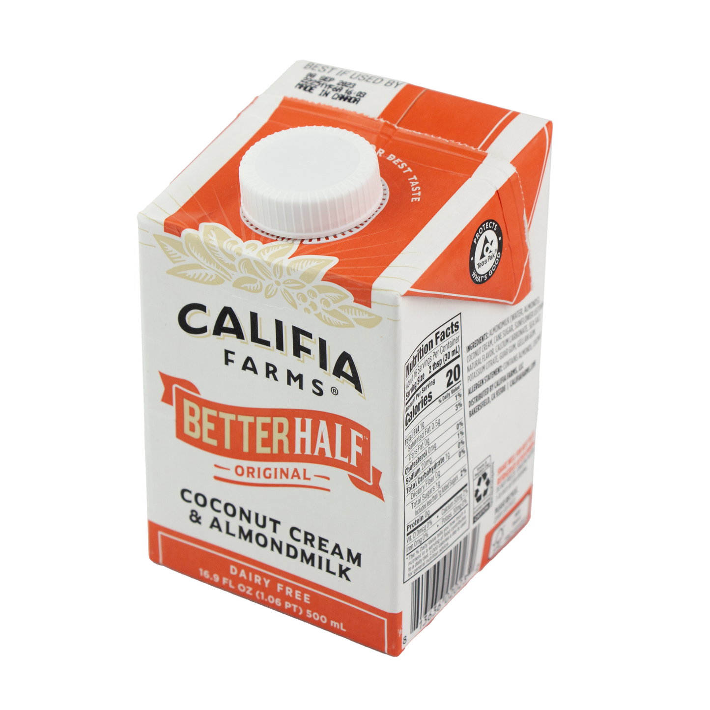 Califia Farms - Better Half Coconut Cream & AlmondMilk (Store Pick-Up Store)