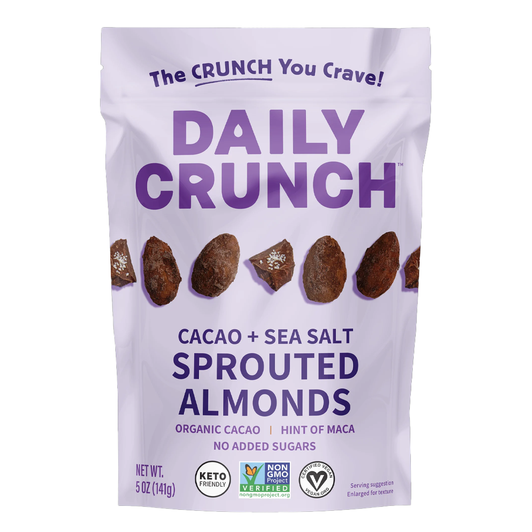 Daily Crunch - Cacao + Sea Salt Sprouted Almonds (5.0 oz)