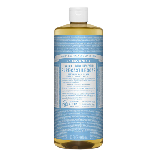 Dr. Bronner's - 18 in 1 Hemp Baby Unscented - (32 oz)