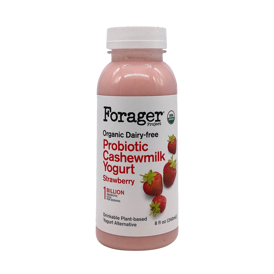 Forager Project - Organic Probiotic Cashewmilk Yogurt - Strawberry (8oz) (Store Pick-Up Only)