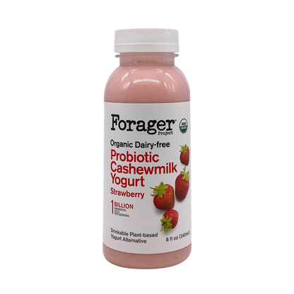 Forager Project - Organic Probiotic Cashewmilk Yogurt - Strawberry (8oz) (Store Pick-Up Only)