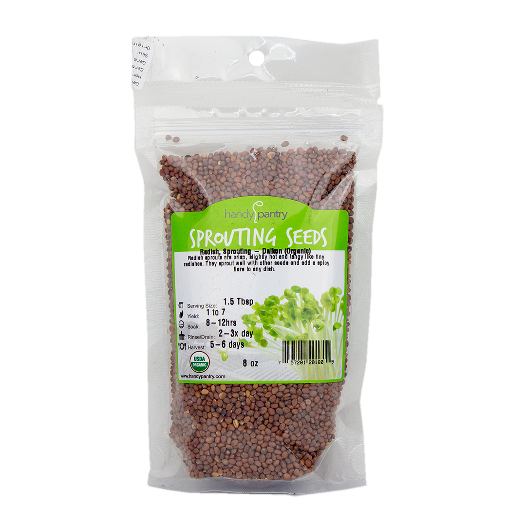 Handy Pantry - Radish Sprouting Seeds Daikon (Organic) (8oz)