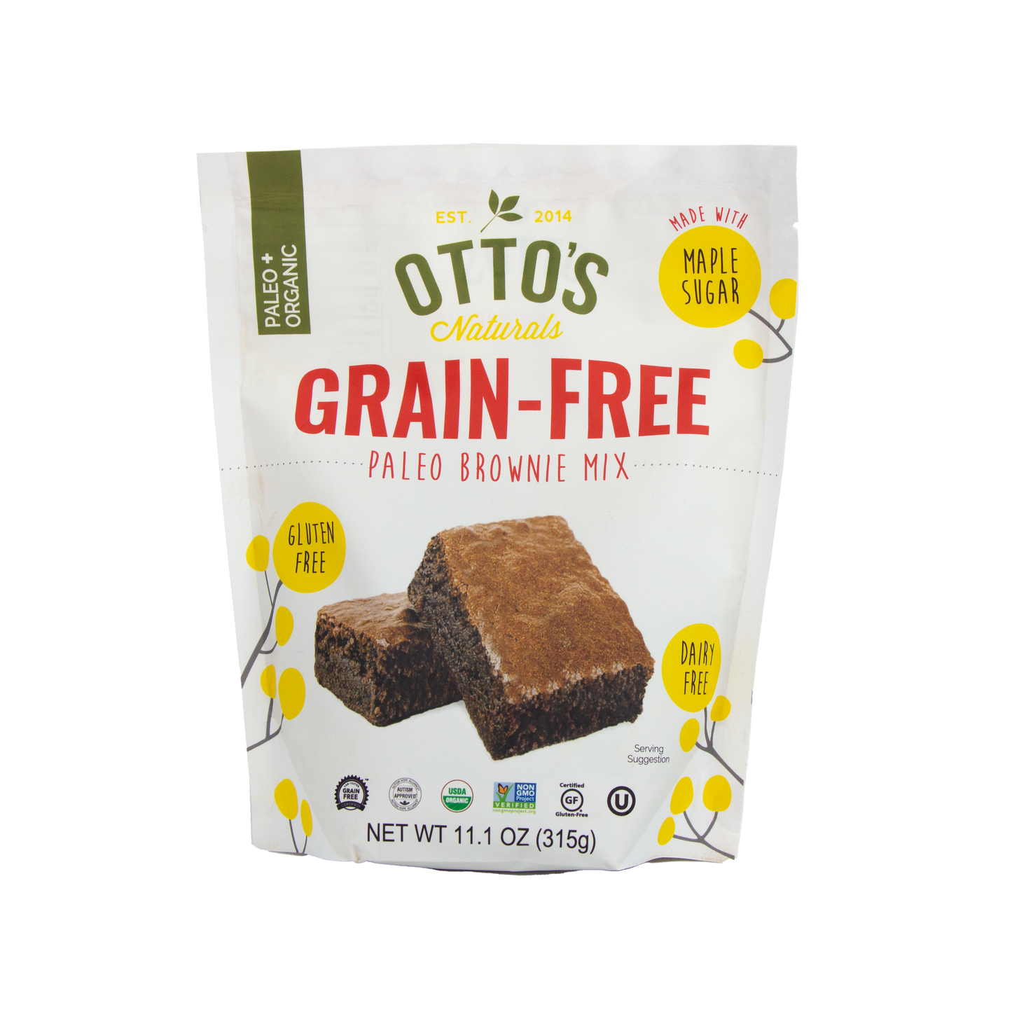 Otto's -Paleo Brownie Mix - With Maple Sugar