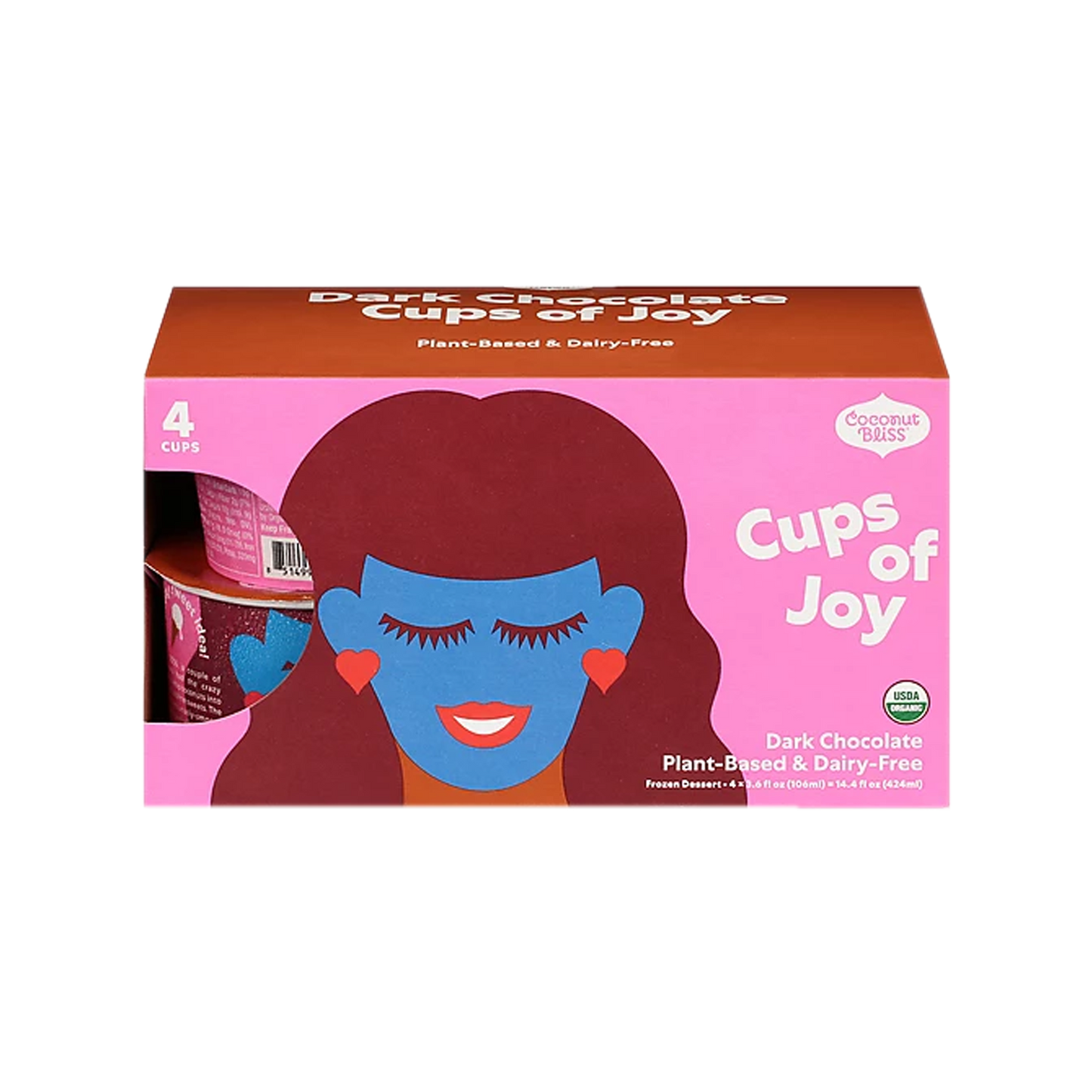 Coconut Bliss - Cups Of Joy - Dark Chocolate (4 cups) - Store Pick-Up Only