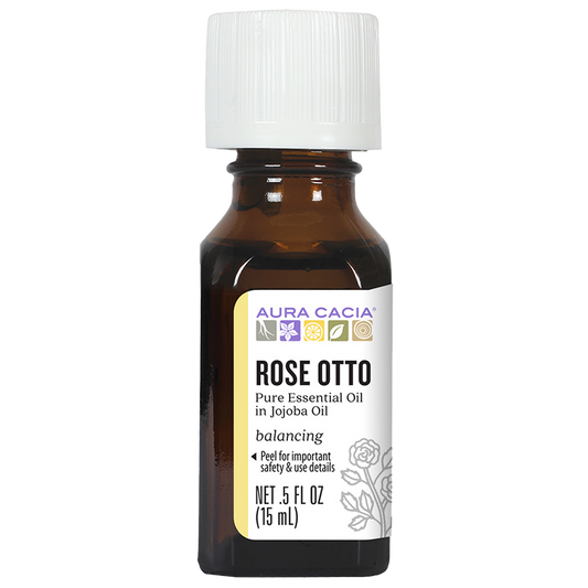 Aura Cacia - Rose Otto Essential Oil (0.5 oz.)