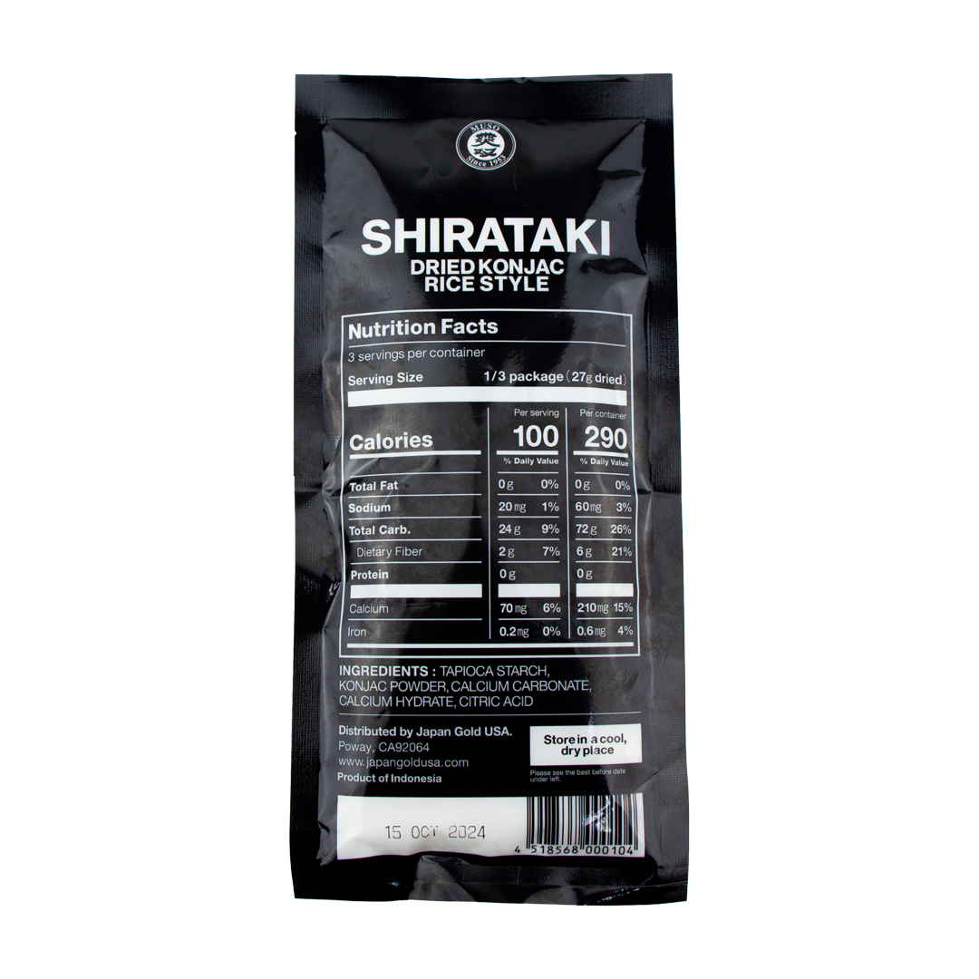 Dried Shirataki "Rice Style"