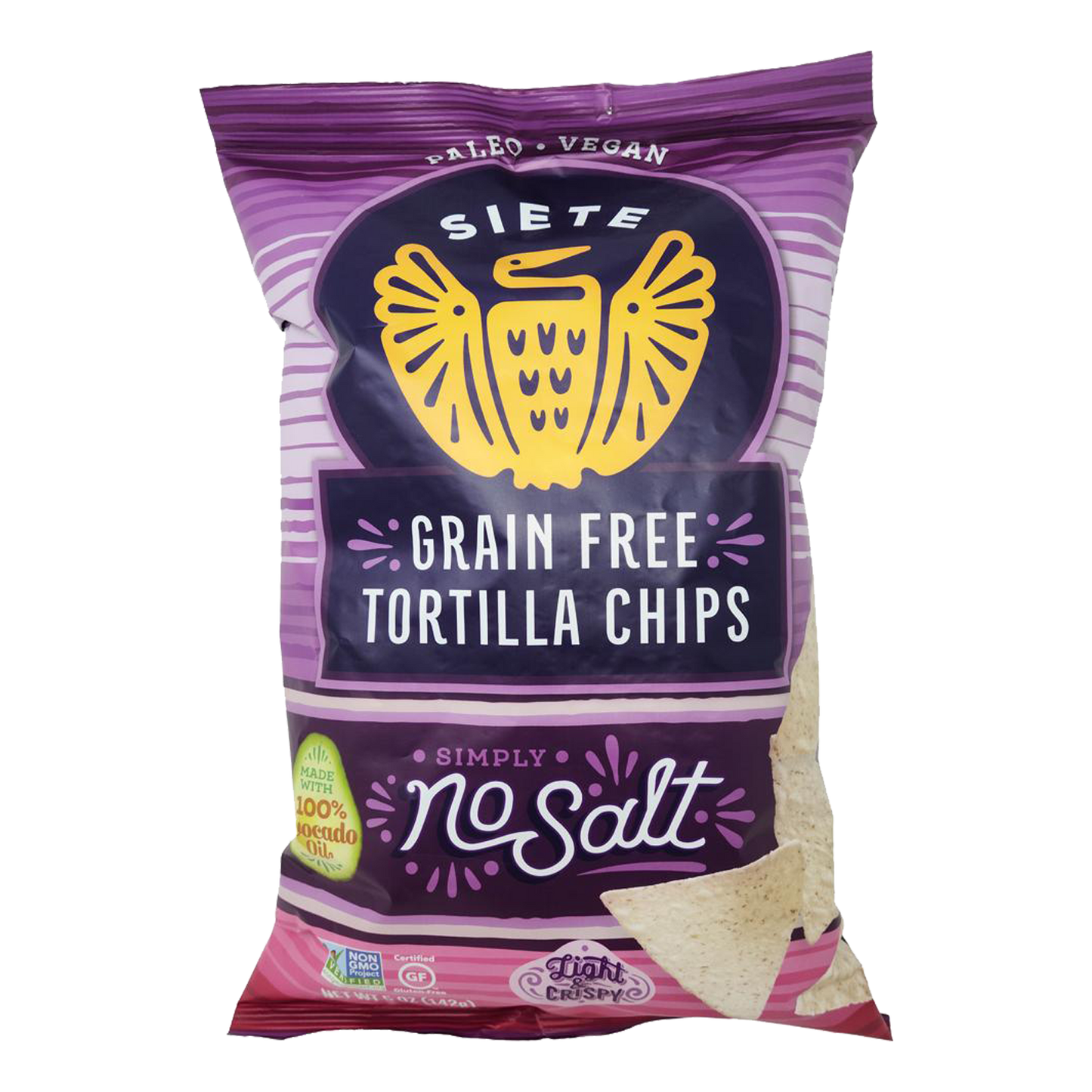 Siete - Grain Free Tortilla Chips - No Salt