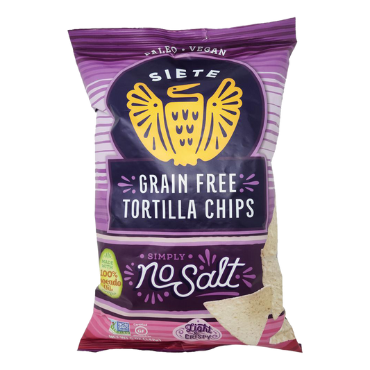 Siete - Grain Free Tortilla Chips - No Salt