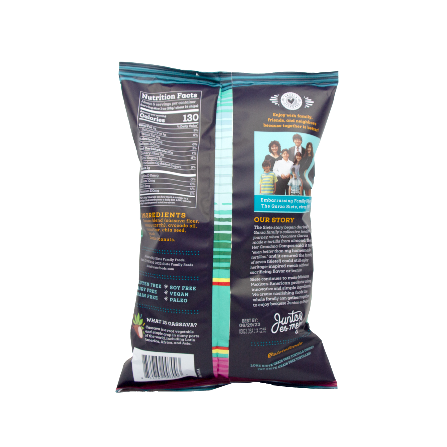 Siete - Grain Free Tortilla Chips - Sea Salt