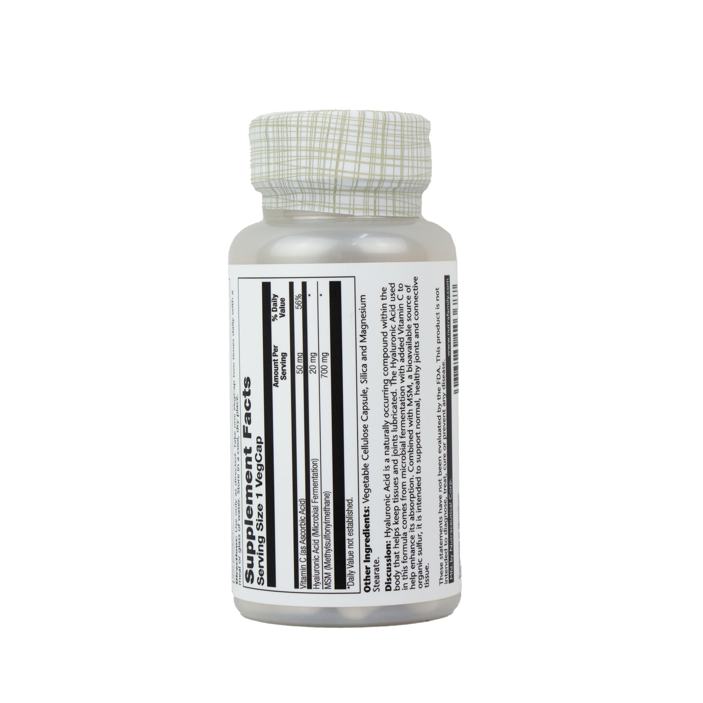 Solaray - Hyaluronic Acid & MSM