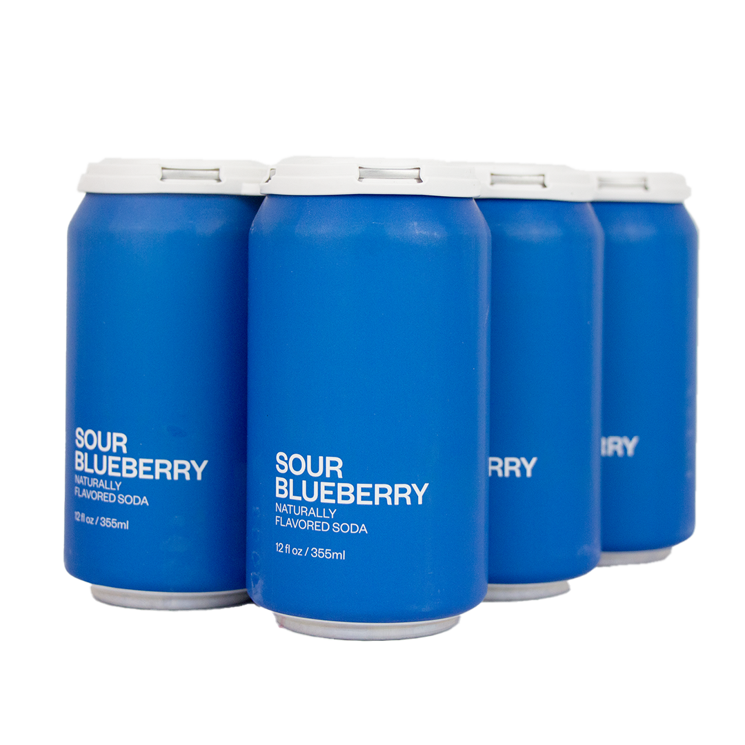 United Sodas of America - Sour Blueberry (6pk) (Store Pick-Up Only)