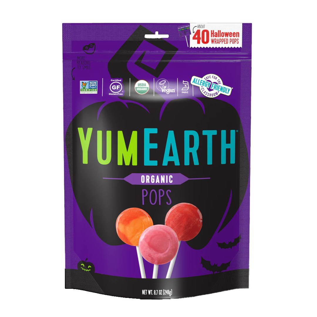 Yum Earth - Organic Pops (Halloween Edition)